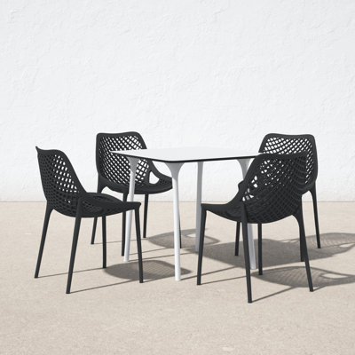 Farrah Square 4 - Person 31.5" Long Dining Set