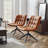 Paynesville Tufted Vegan Leather Swivel Accent Chair-1661340527