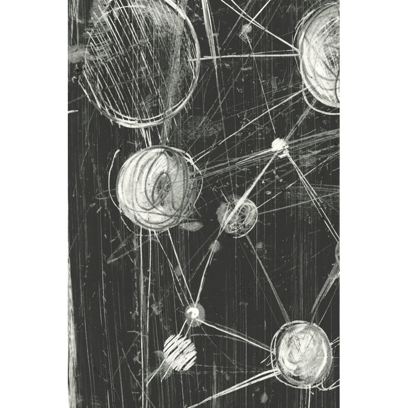 Molecular Fusion II - Wrapped Canvas Painting, 30cm H x 20cm W