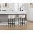 Toey Upholstered Counter Stool with Metal Frame-1233027696