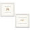 « christmas minnie iv & v », ensemble de 2 reproductions d’art