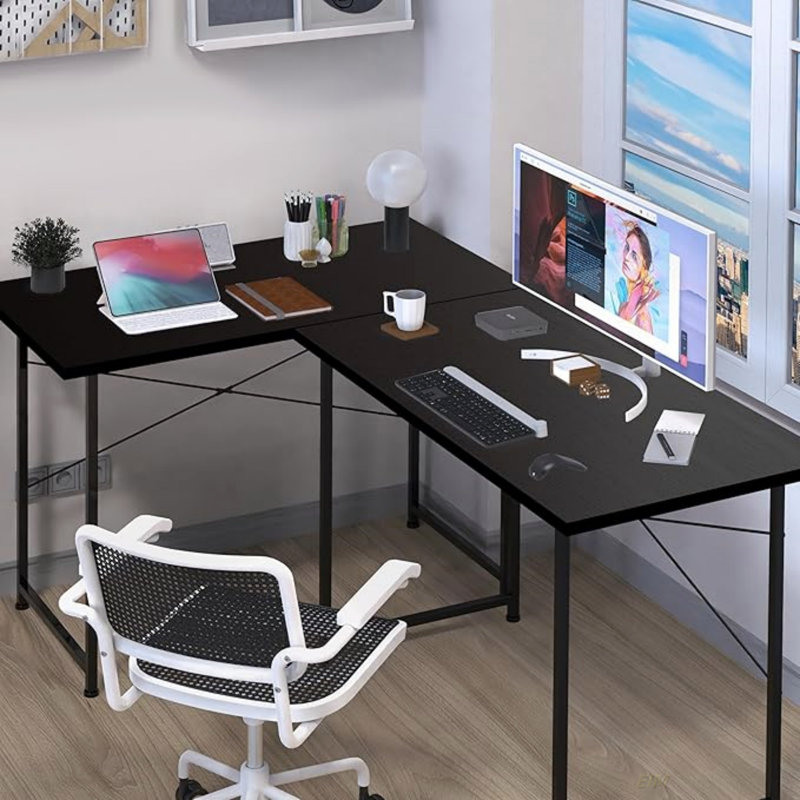 Home Office Computer Desk With A Headphone Hook, Writing Study Table For Work, 29.5" H x 40" W x 19.7" W