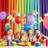 6 Panels Rod Pocket Blackout Curtains Rainbow Curtains for  Bedroom Livingroom Classroom Nursery Curtains-1261170976