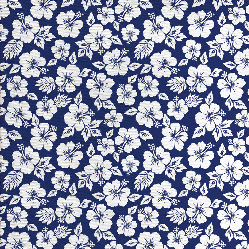 Tissu Hawaii, l 58 po x L 72 po