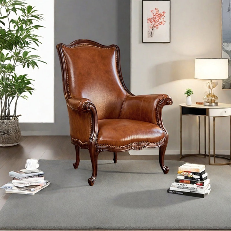Chaise de loisirs moderne à simplicité rivetée