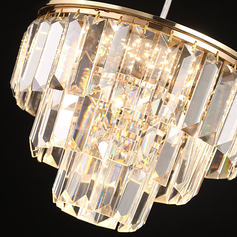 1 - Light Crystal LED Chandelier