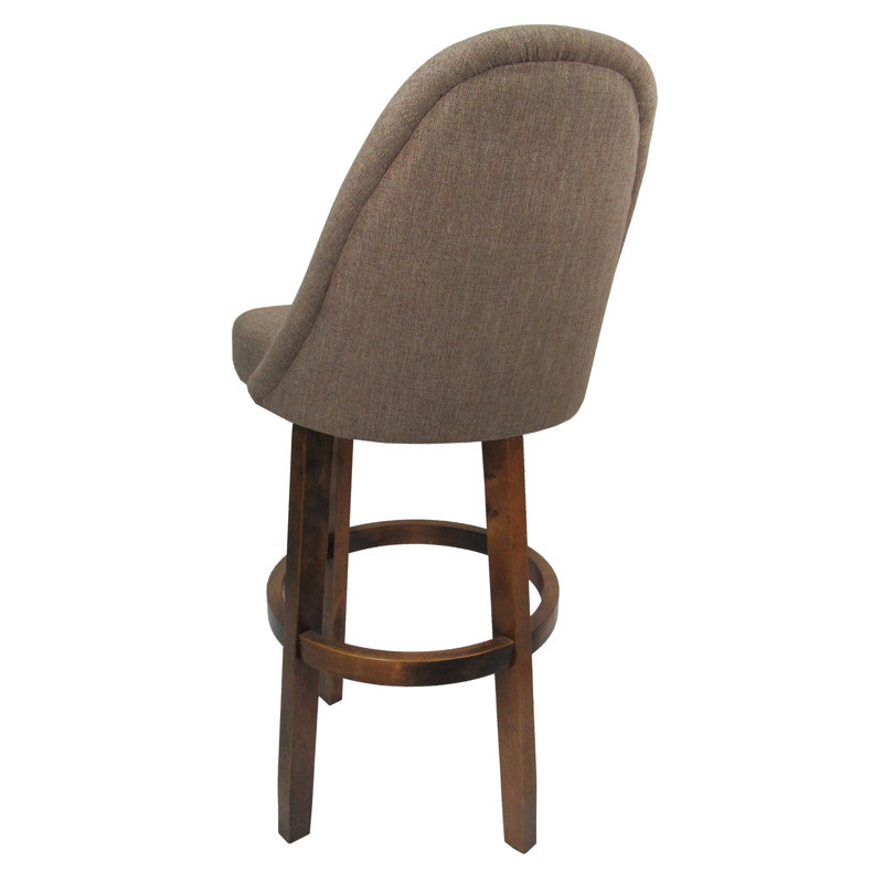 Holifield Swivel Counter Bar Stool 26" M-235 Holifield Base - Basin Beige - Dark Moca, Extra Tall (34” Seat Height)