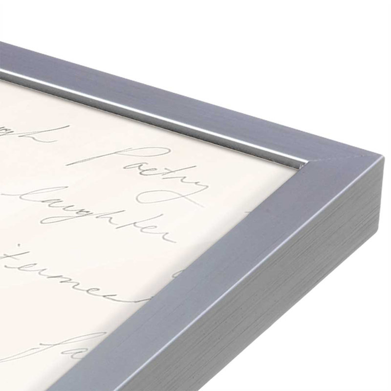 «Books and Blooms I» par Yvette St. Amant, reproduction d'art, Argent, H 20 po x l 20 po