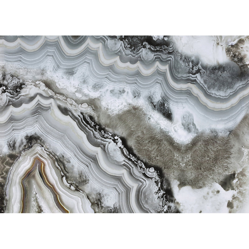 Géode abstraite - Toile abstraite pour décoration intérieure Minerals