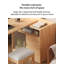 Bureau en coin extensible avec armoire de rangement Nordic-1070158194