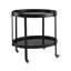 Chariot-bar ovale avec 2 tablettes