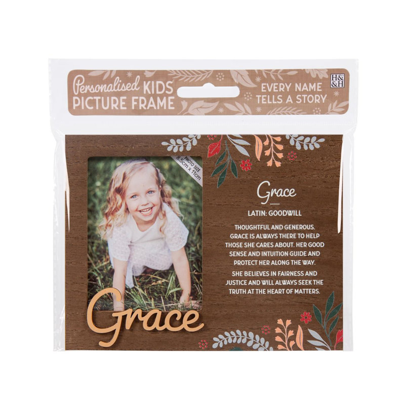 Hazella Tan Solid + Manufactured Wood Picture Frame