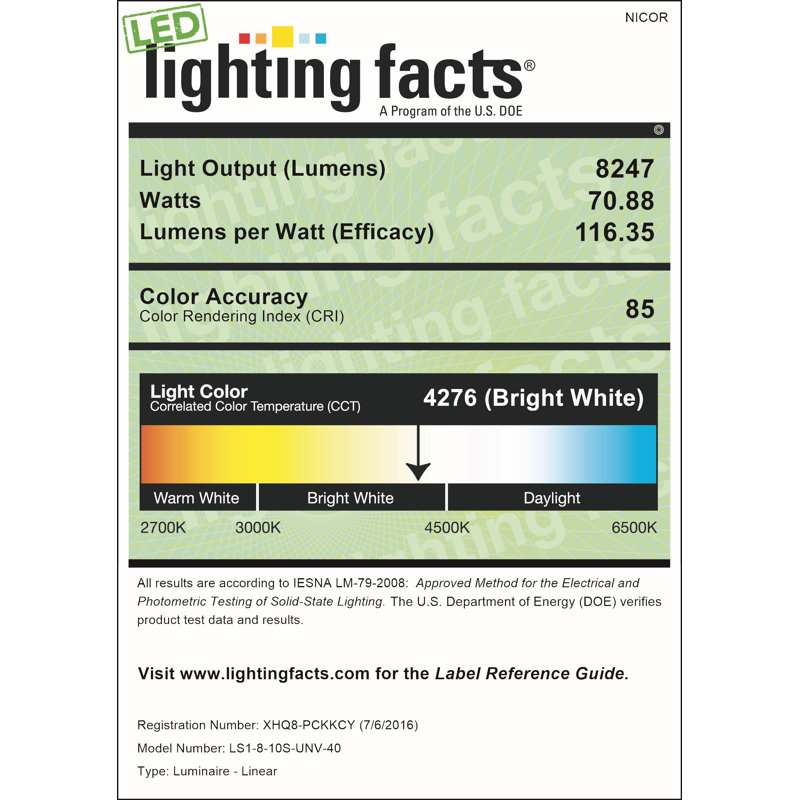 LED 96'' Under Cabinet Strip Light