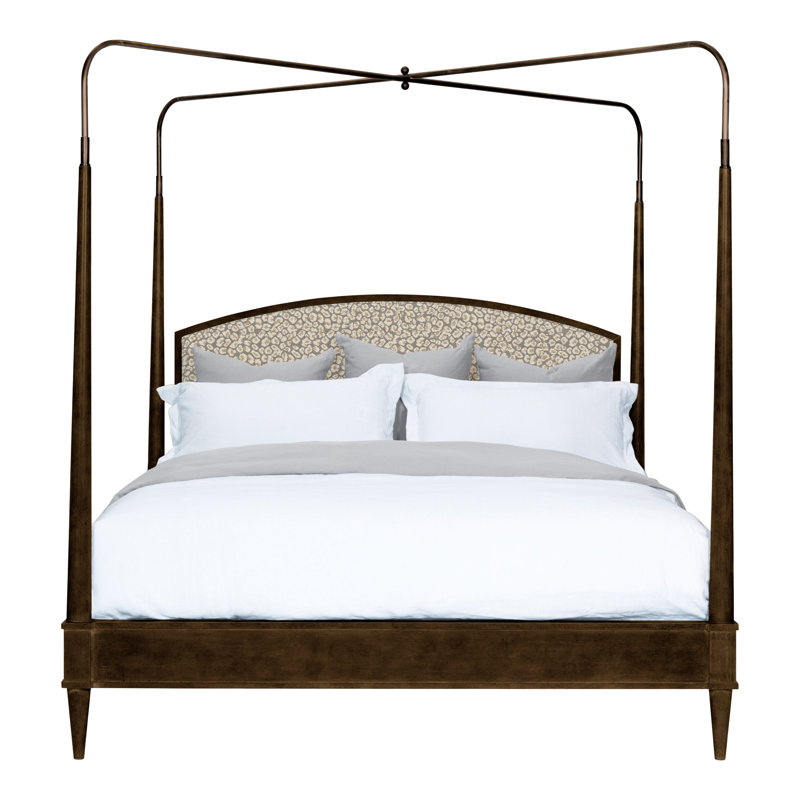Anderkit Upholstered Canopy Bed, Havana, Bennett Carolina