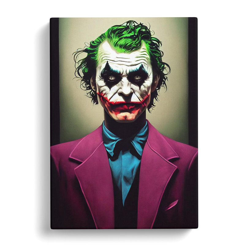 The Joker Vol.1 - Wrapped Canvas, 50cm H x 35cm W x 3cm D