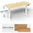 VIVO Single Motor Electric Desk with Push Button Memory Controller-129479313-129479302