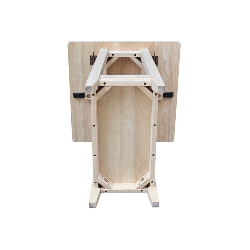 Keiandre Solid Wood End Table, Unfinished