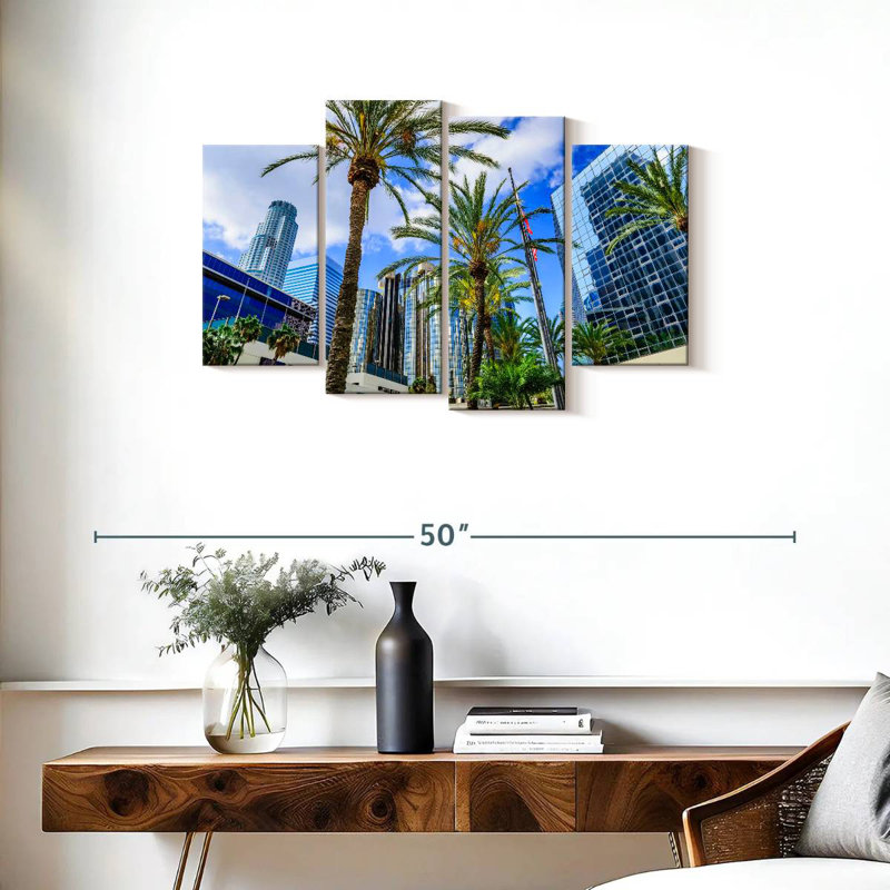 Los angeles city palms Sireci, H 22 po x l 36 po