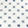 Azula Hatchwork 11.75" x 12.2" Marble Mosaic Tile