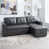 Dark Gray Air Leather