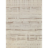 Calexico Wool Abstract Area Rug in Beige/Ivory