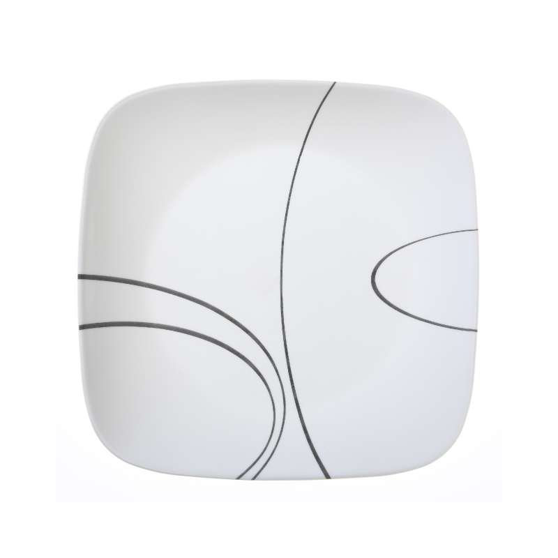 Simple Lines 10.25" Square Dinner Plate