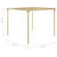 Passarella 2.2m x 2.94m x 2.94m Solid Wood Pergola