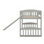 Lit mezzanine avec glissoire et échelle-2021743009