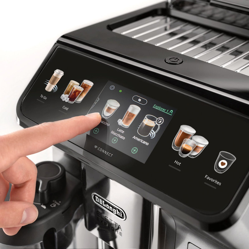 De'Longhi Eletta Explore Fully Automatic Espresso Machine with Cold Brew