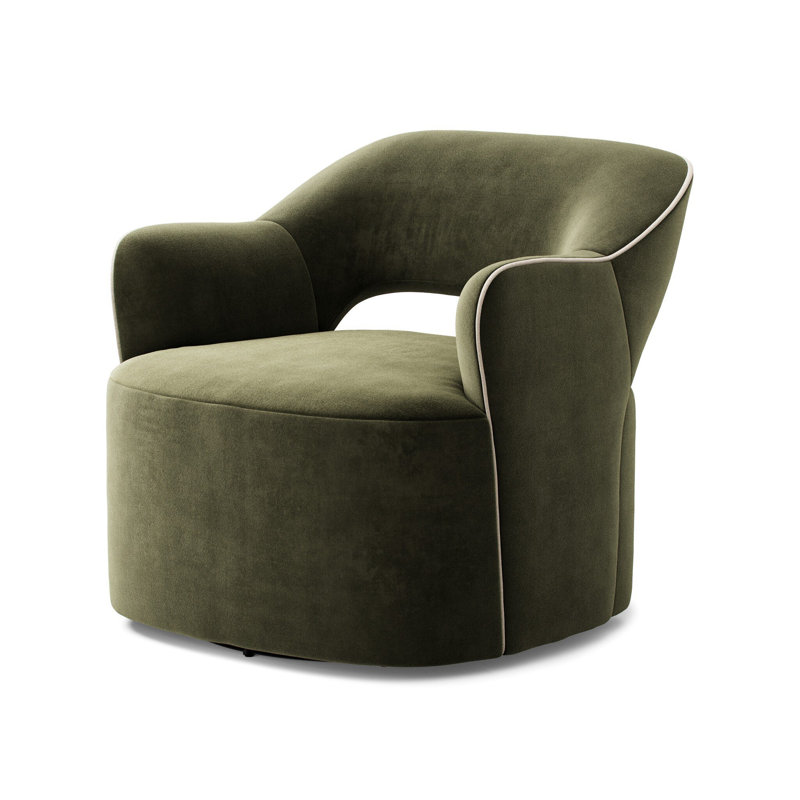 Fauteuil pivotant Blythe, Surrey Olive