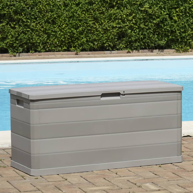 Burkhart Garden Storage Box 280 L, Light Grey