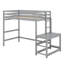 Lit mezzanine simple avec plate-forme échelle-1848665564