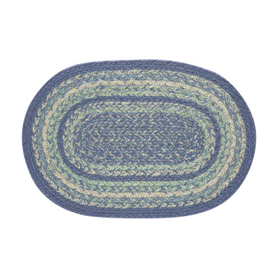 Andreja No Pattern Oval Placemat