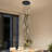 20-Lights High Ceiling Glam Crystal Chandelier, LED Dimmable Modern Lighting Fixture with 3 Adjustable Color Temperatures