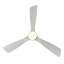 Ventilateur de plafond intérieur chaud 52 pouces avec lumière DEL à intensité variable 3 pales en bois massif, télécommande, moteur à courant continu