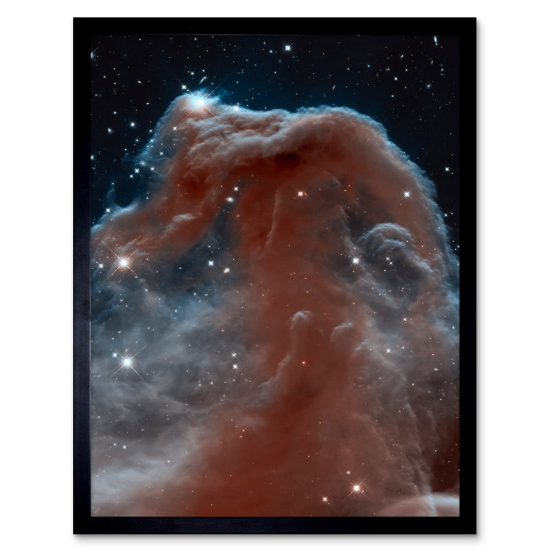 Hubble Telescope Horsehead Nebula In Orion Constellation - Single Picture Frame Print
