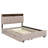 Padded Platform Bed Featuring A Storage Headboard-114355928-114355930