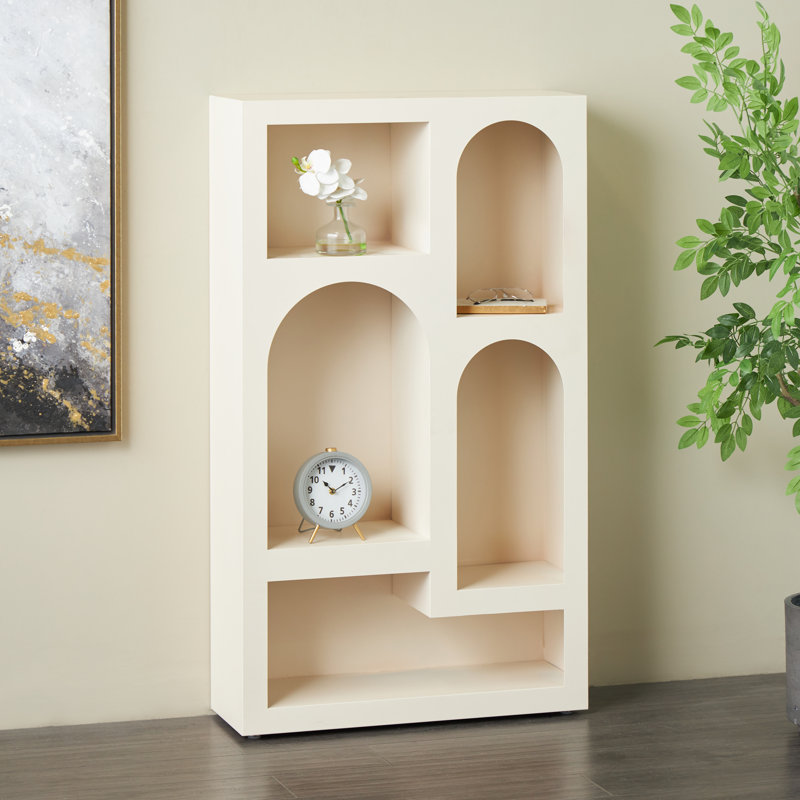 Cole And Grey Metal 5 Shelf Geometric Shelving Unit, Other