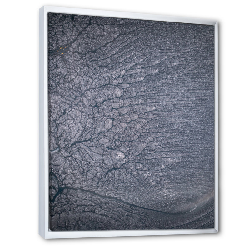 «Dramatic Gray», reproduction sur toile, Cadre photo blanc, H 12 po x l 8 po x P 1 po