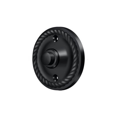 Deltana BBRR213U15 Bell Button, Round with Rope in Brushed Nickel