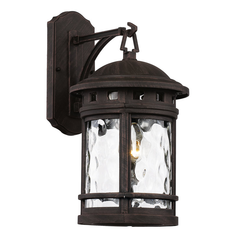 Krissy Wall Light, Rust, 20" H x 11" W x 14" D