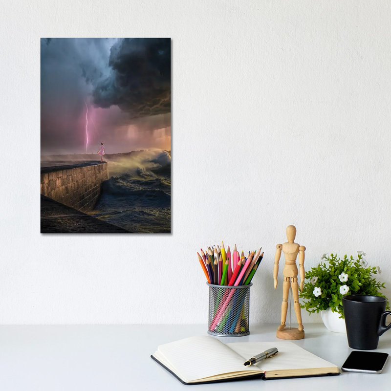 Latham Waves by Brent Shavnore - Wrapped Canvas Gallery-Wrapped Canvas Giclée, 20.32 cm H x 30.48 cm W