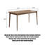 Bureau rectangulaire moderne en bois massif-727136741