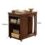 La table basse portable, la table d'appoint de bureau pliable, comprend un tabouret, peut être empilée avec des tabourets supplémentaires, une table à thé, et peut être utilisée dans les salons et les maisons.-119002223
