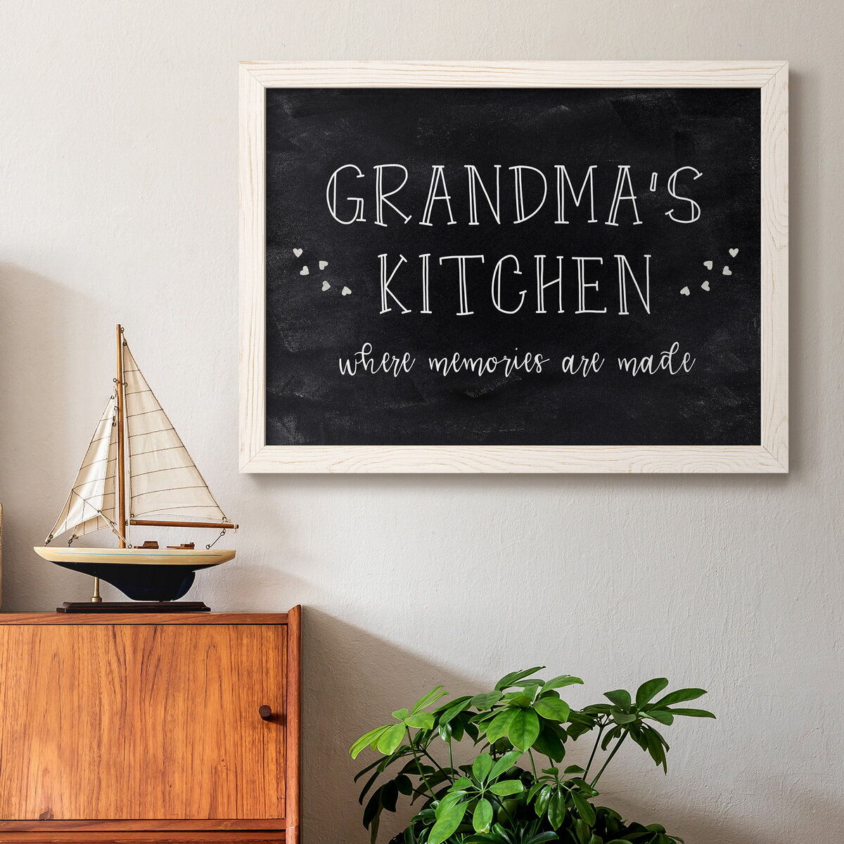 Grandma's Kitchen Solid-Faced Canvas Print