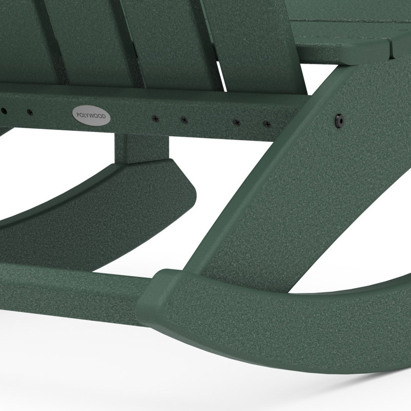 Chaise berçante Adirondack POLYWOOD Vineyard, Vert
