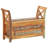 Hall Bench 40.6"x13"x28.3" Solid Mango Wood-1382896593
