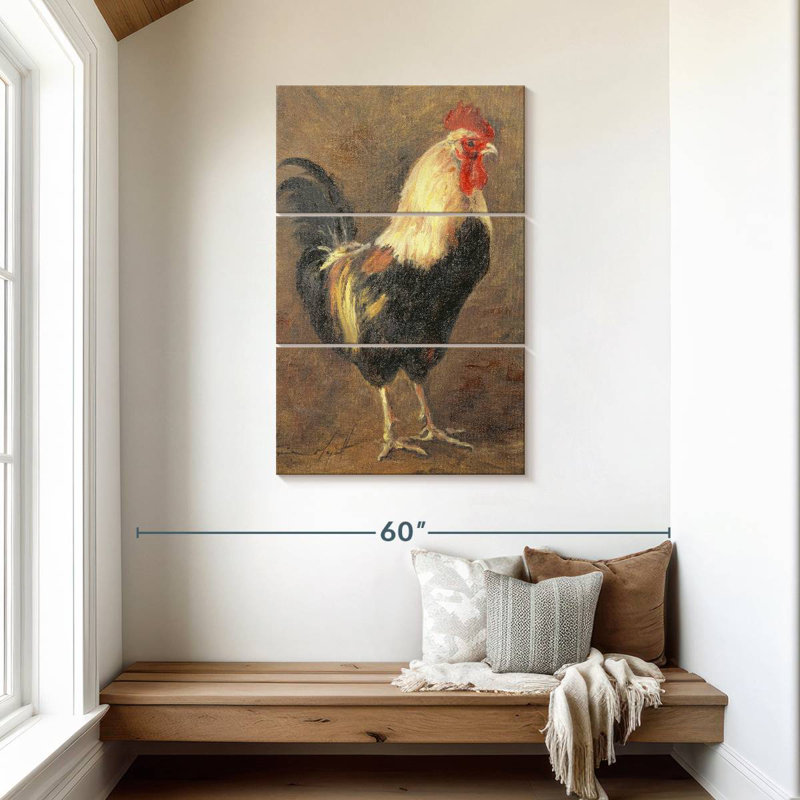 Brampt The Cockerel, 45" H x 28" W