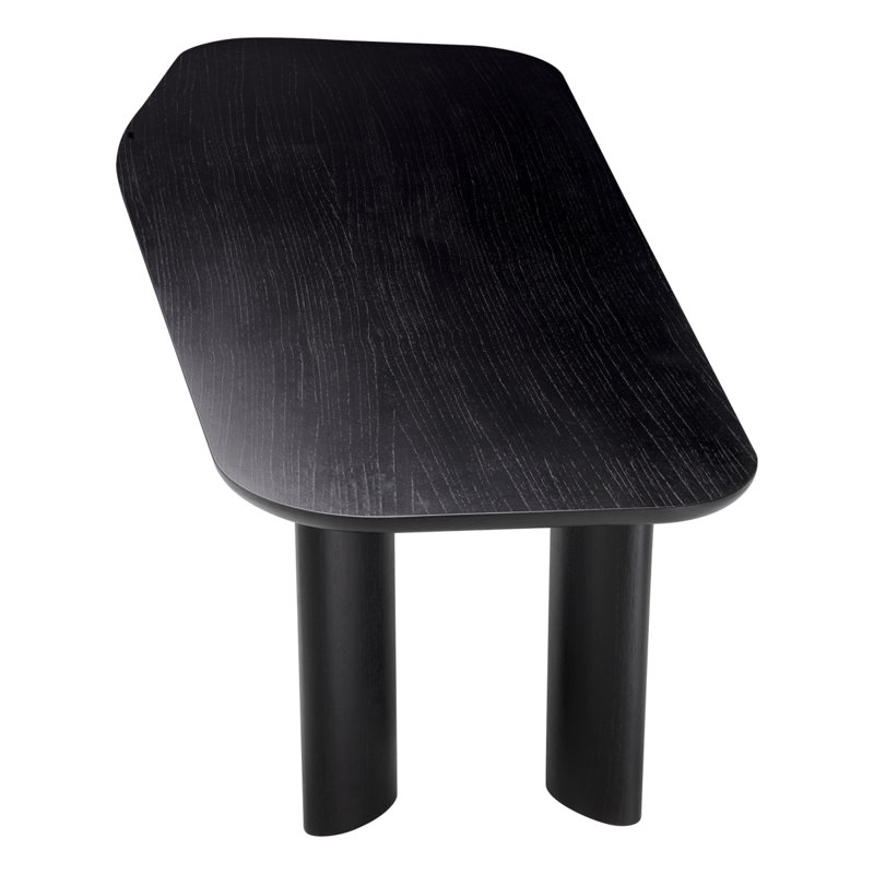 Dining Table Flemings Black Veneer - Legs