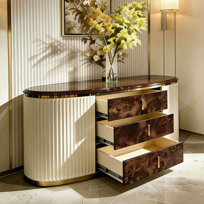 American-style minimalist luxury storage cabinet